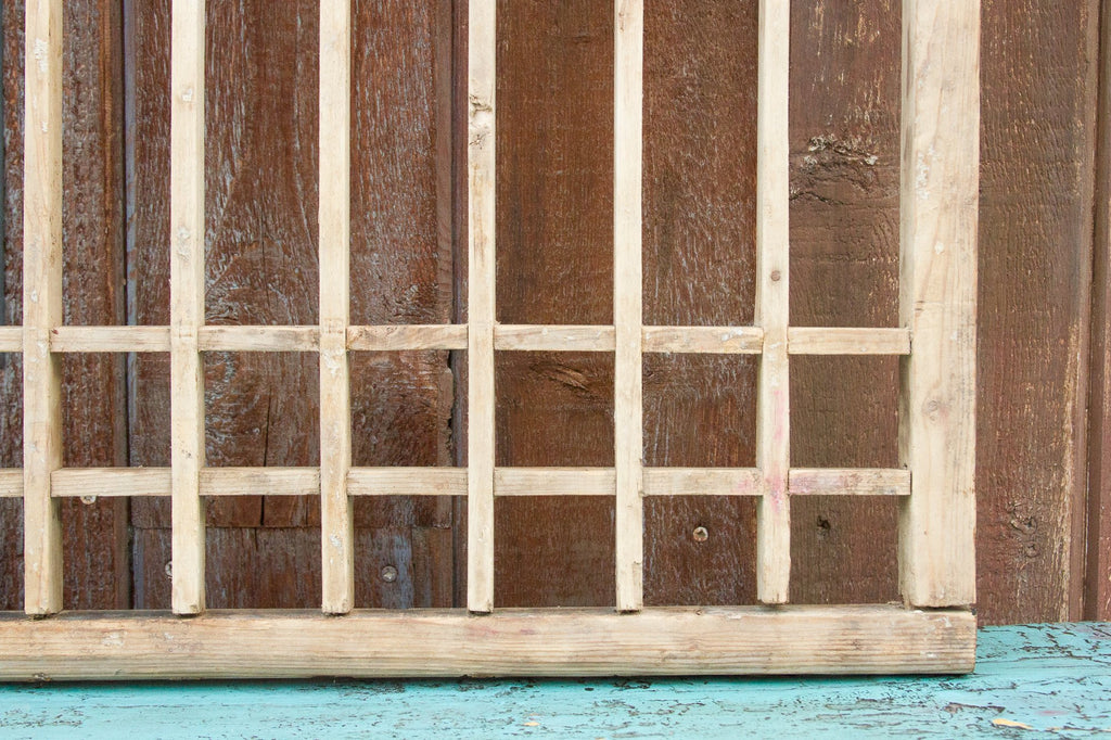 Striking Antique Open Lattice Window Panel