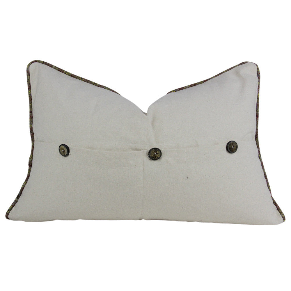 Multicolor Silk Kantha Pillow