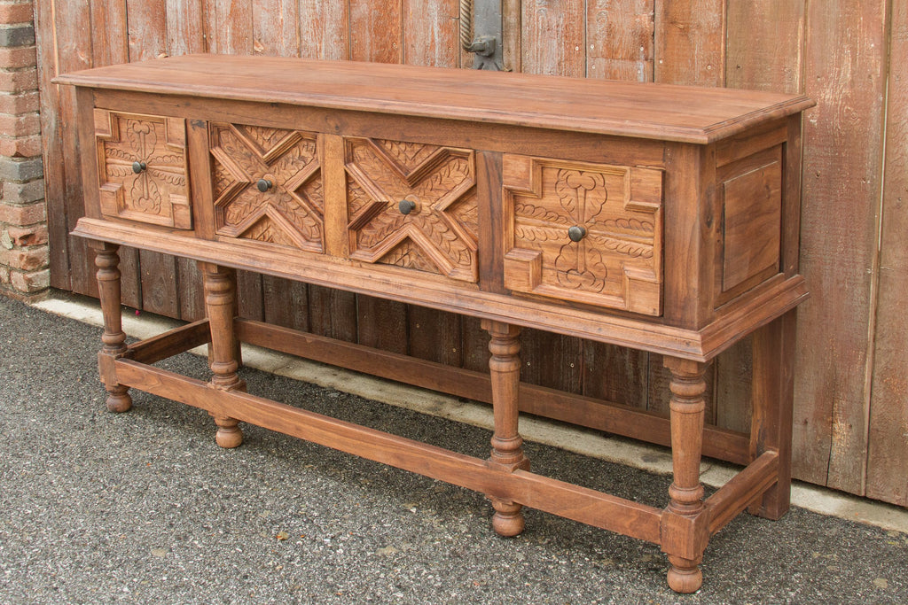 Refectory Tudor Style Console Table