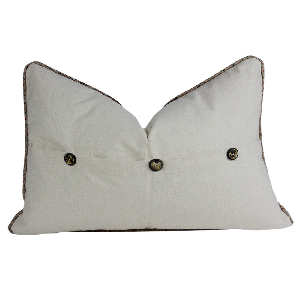 Pink Mist Silk Kantha Pillow I