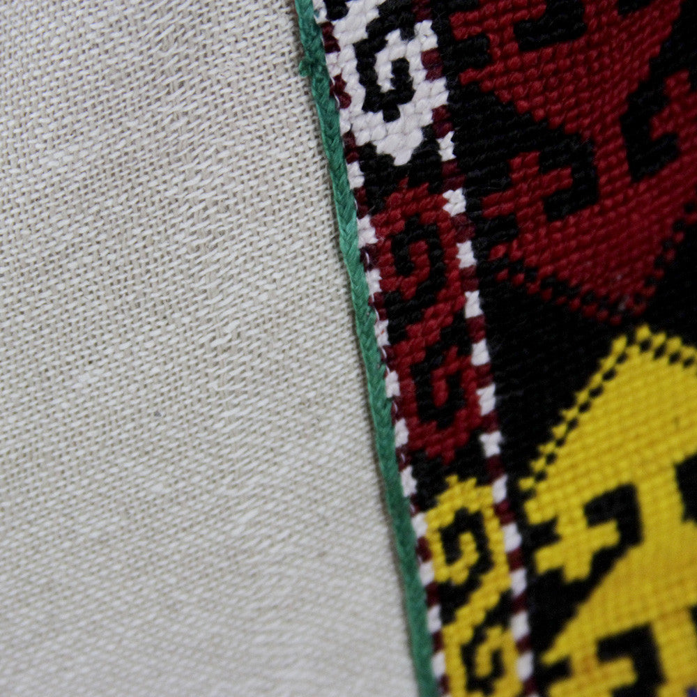 Red White Goldenrod Tribal Border
