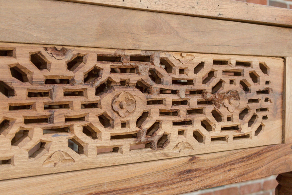 Gracefully Carved Andalus Canopy Daybed