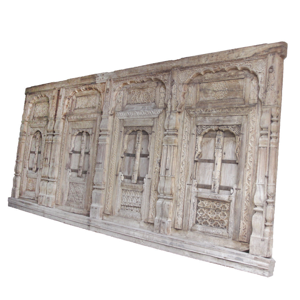 Imposing Antique Architectural Facade