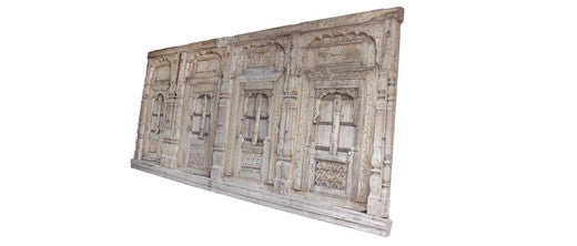 Imposing Antique Architectural Facade