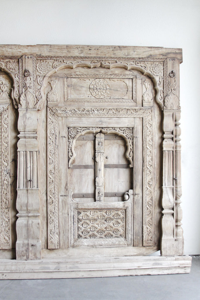 Imposing Antique Architectural Facade