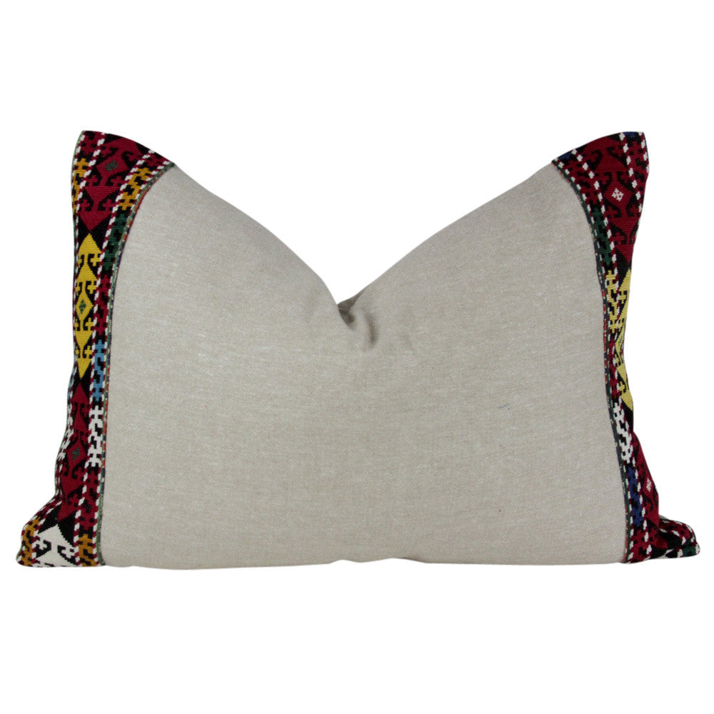 Fuschia Yellow Tribal Border