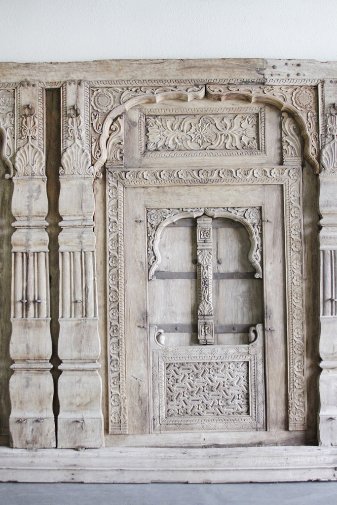 Imposing Antique Architectural Facade
