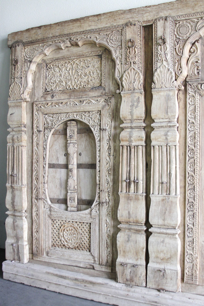 Imposing Antique Architectural Facade