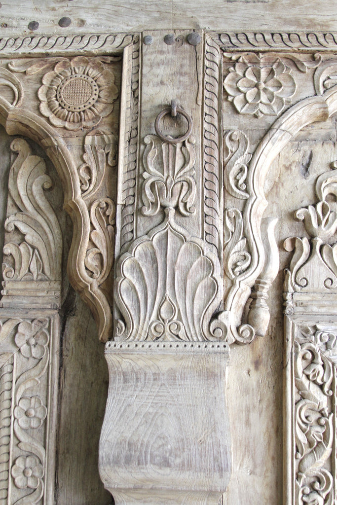 Imposing Antique Architectural Facade