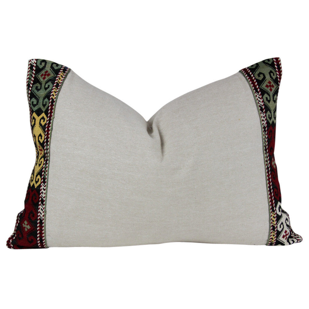 Red Green Yellow Tribal Vintage Border II