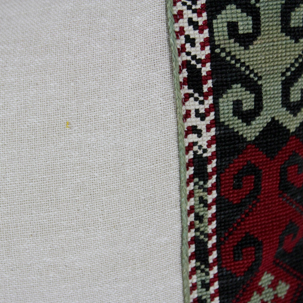 Red Green Yellow Tribal Vintage Border II