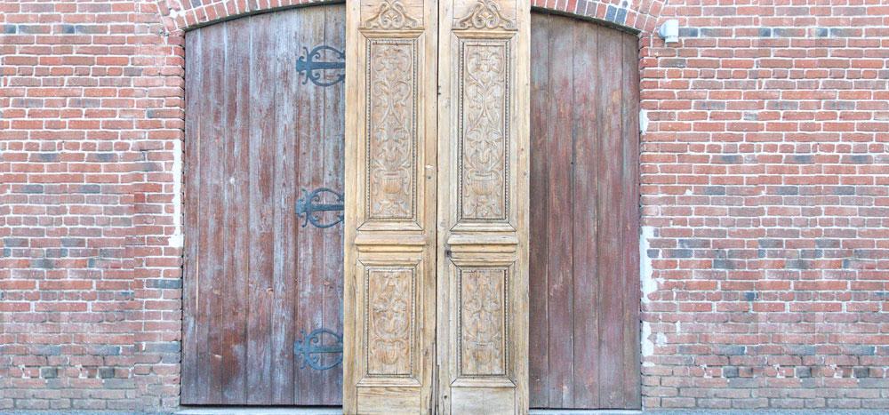 19th Century Indo French Tall Doors