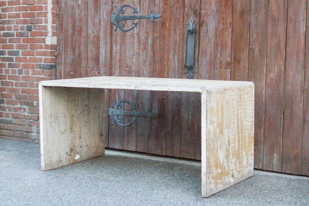 Farmhouse Rustic Whitewash Table