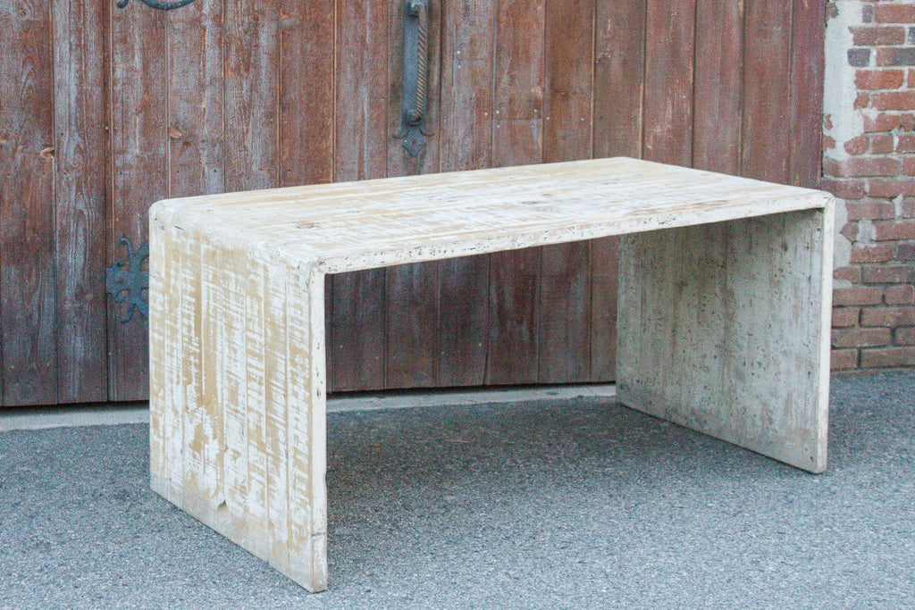 Farmhouse Rustic Whitewash Table