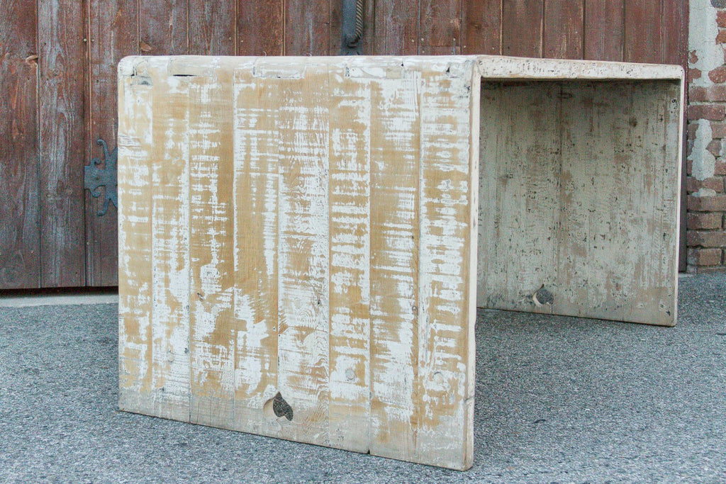 Farmhouse Rustic Whitewash Table