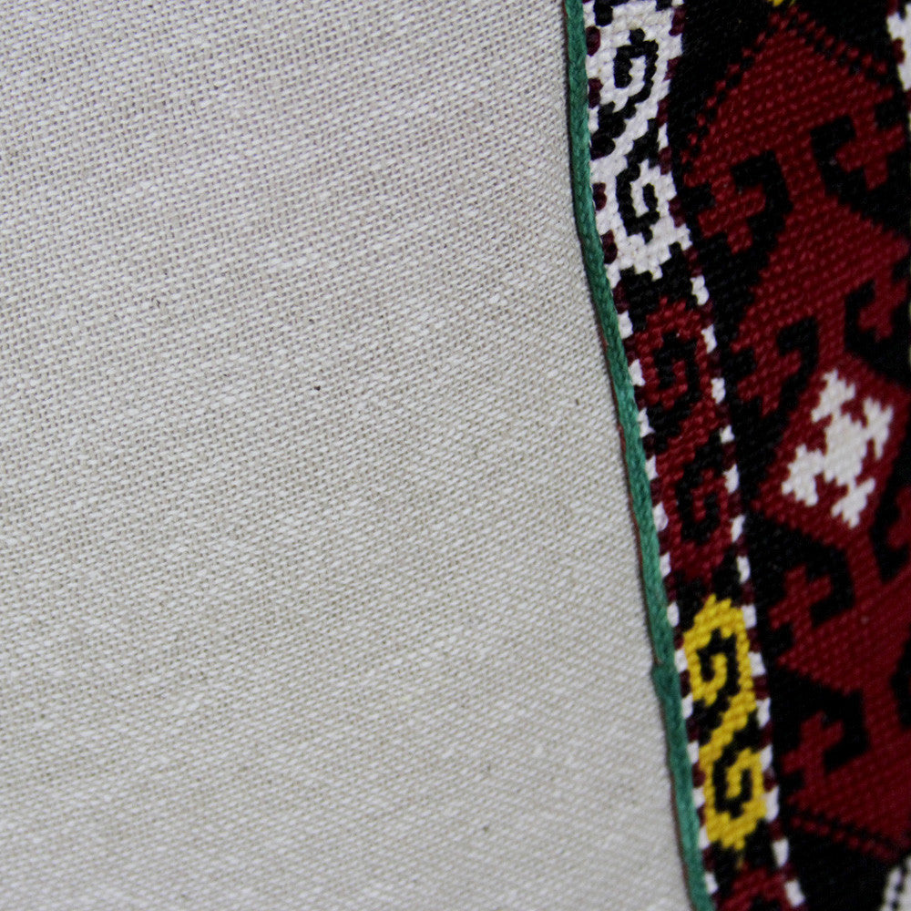 Red And Goldenrod Tribal Vintage Border
