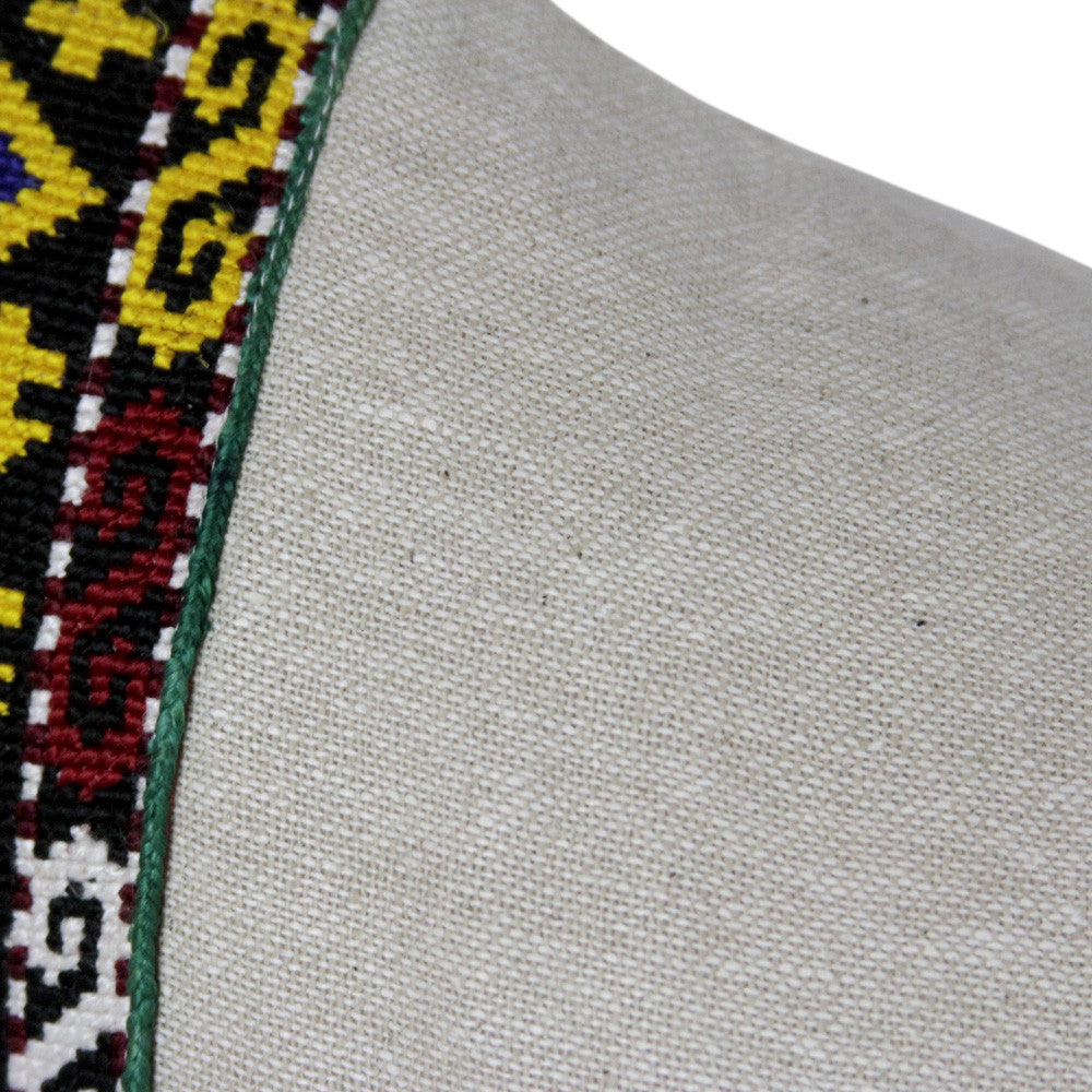 Red And Goldenrod Tribal Vintage Border II