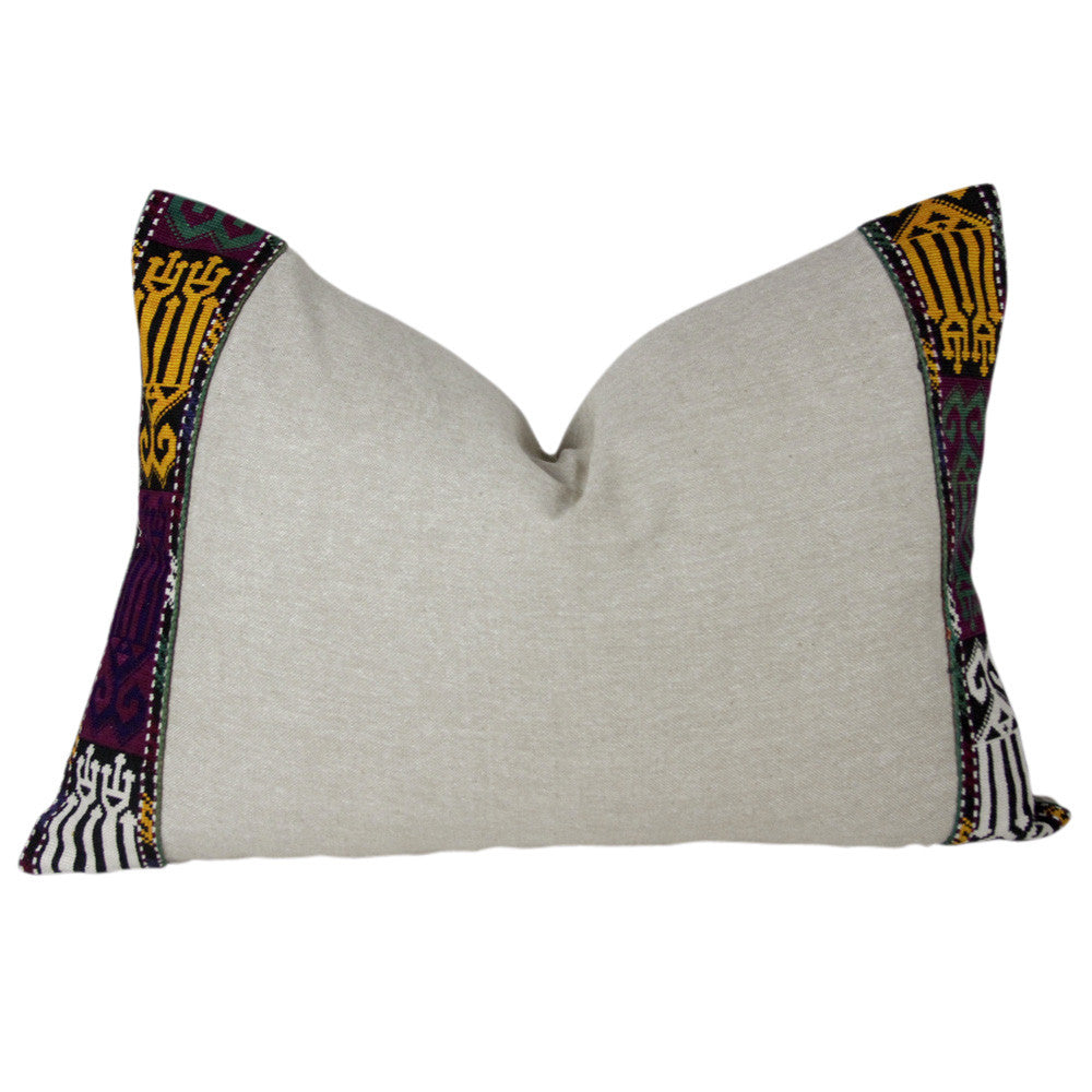Purple And Green Tribal Vintage Border