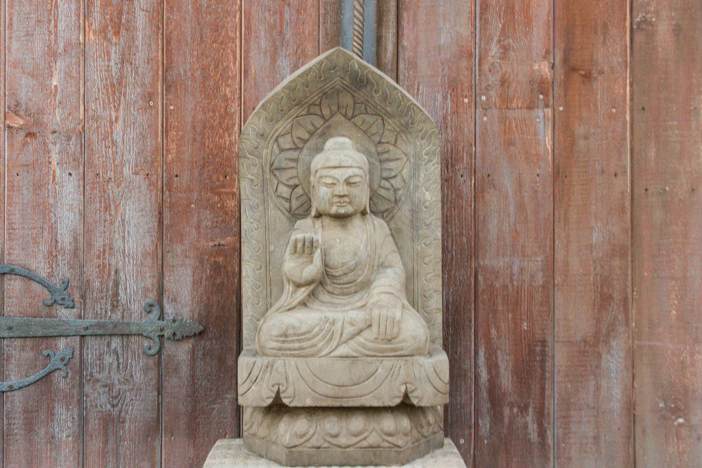 Antique Stone Buddha Statue