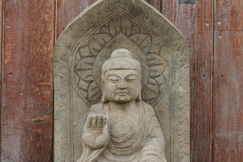Antique Stone Buddha Statue
