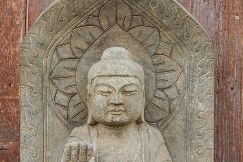 Antique Stone Buddha Statue