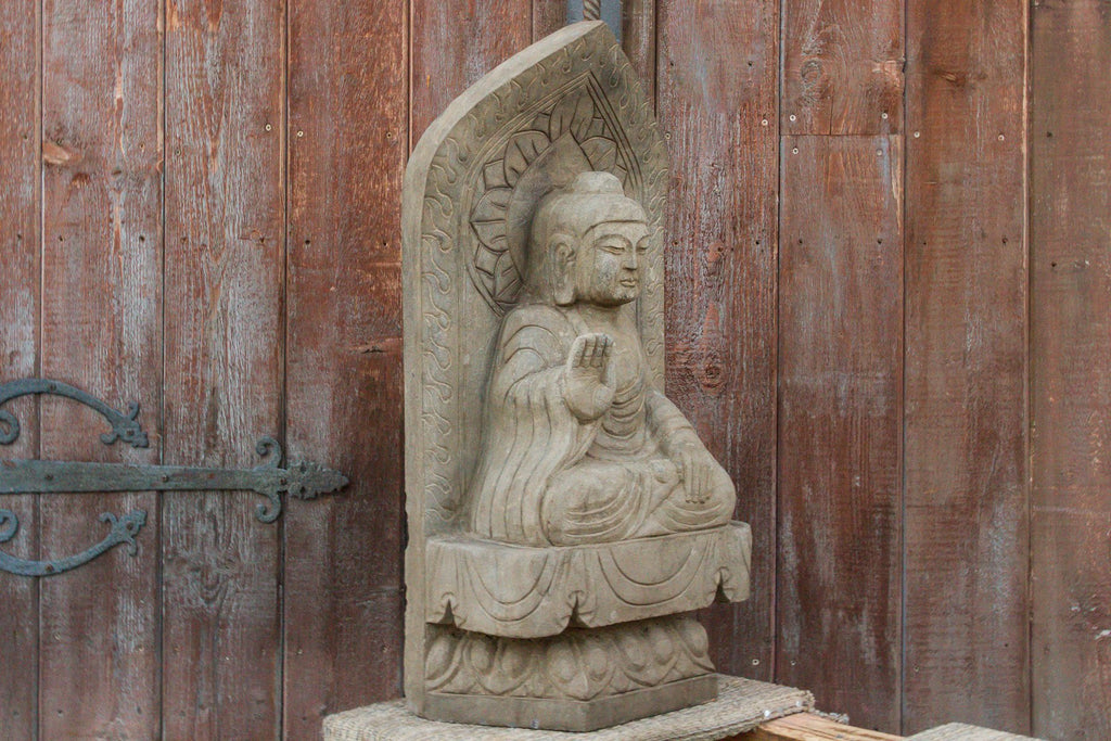 Antique Stone Buddha Statue
