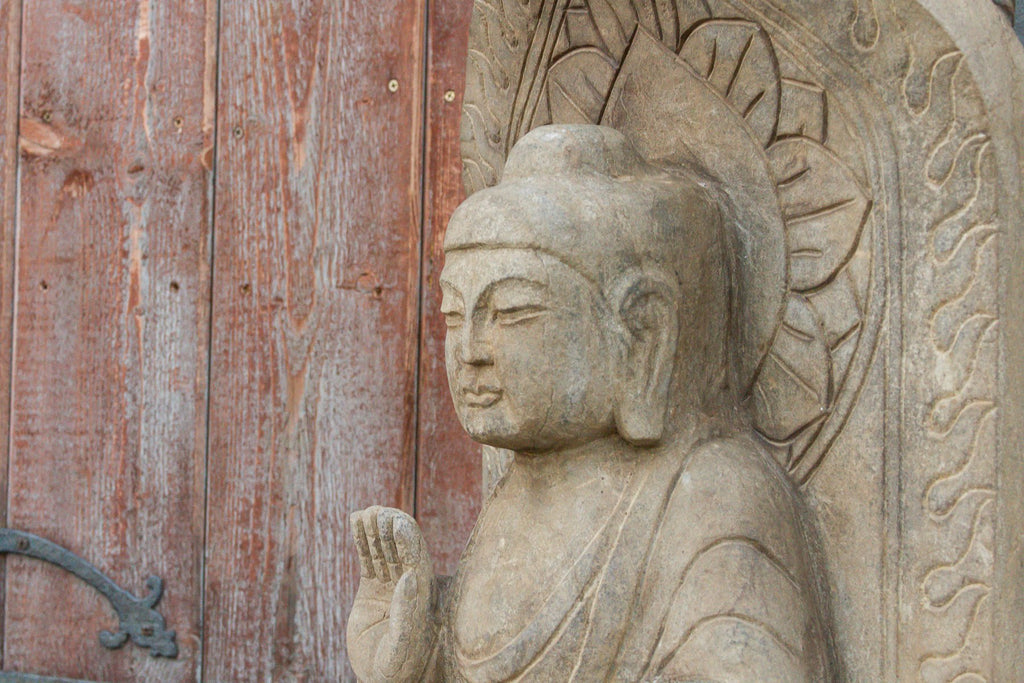 Antique Stone Buddha Statue
