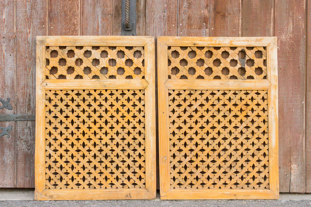 19th Century Moorish Carved Window Panel