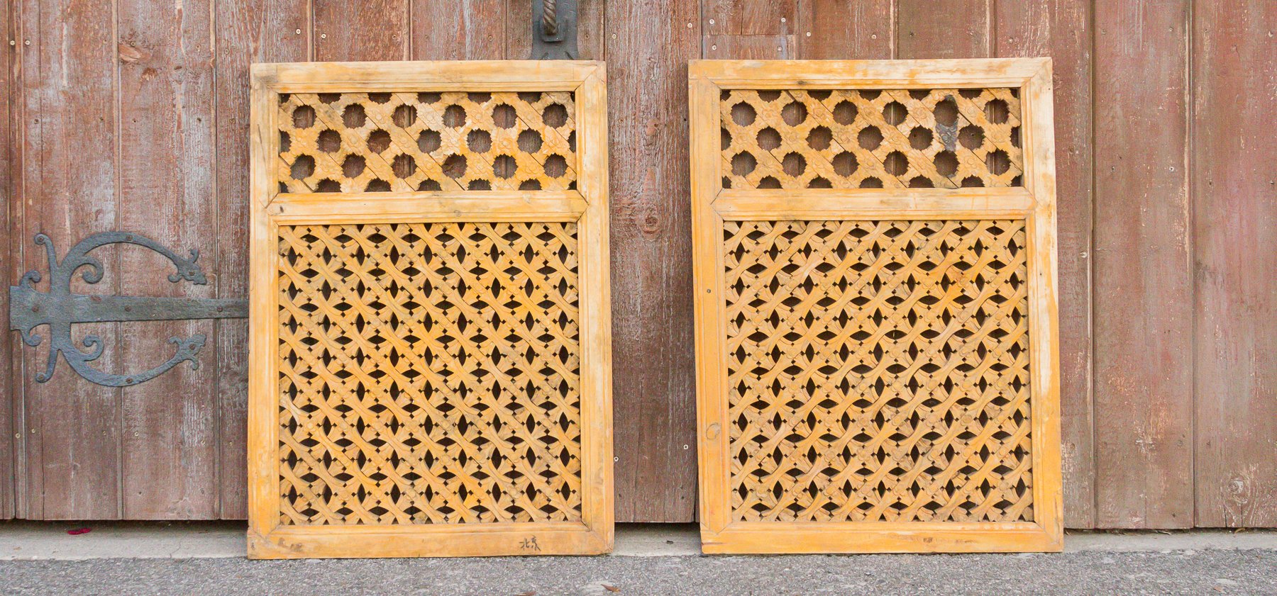 19th Century Moorish Carved Window Panel