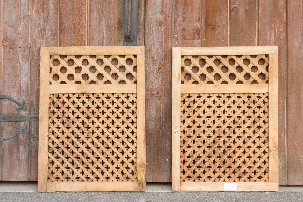 19th Century Moorish Carved Window Panel