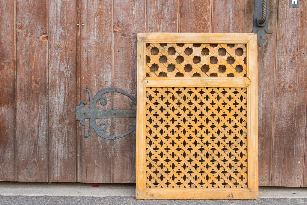 19th Century Moorish Carved Window Panel