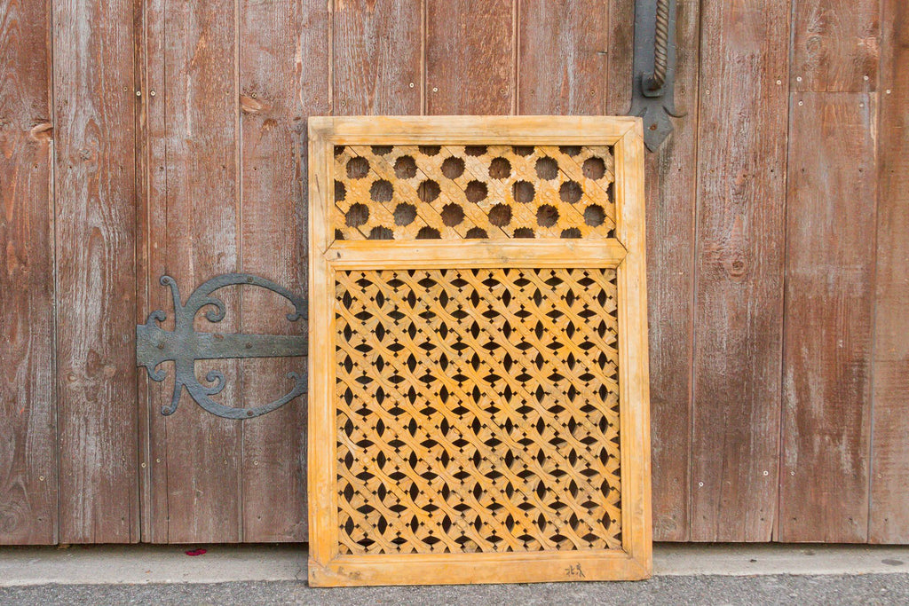 19th Century Moorish Carved Window Panel