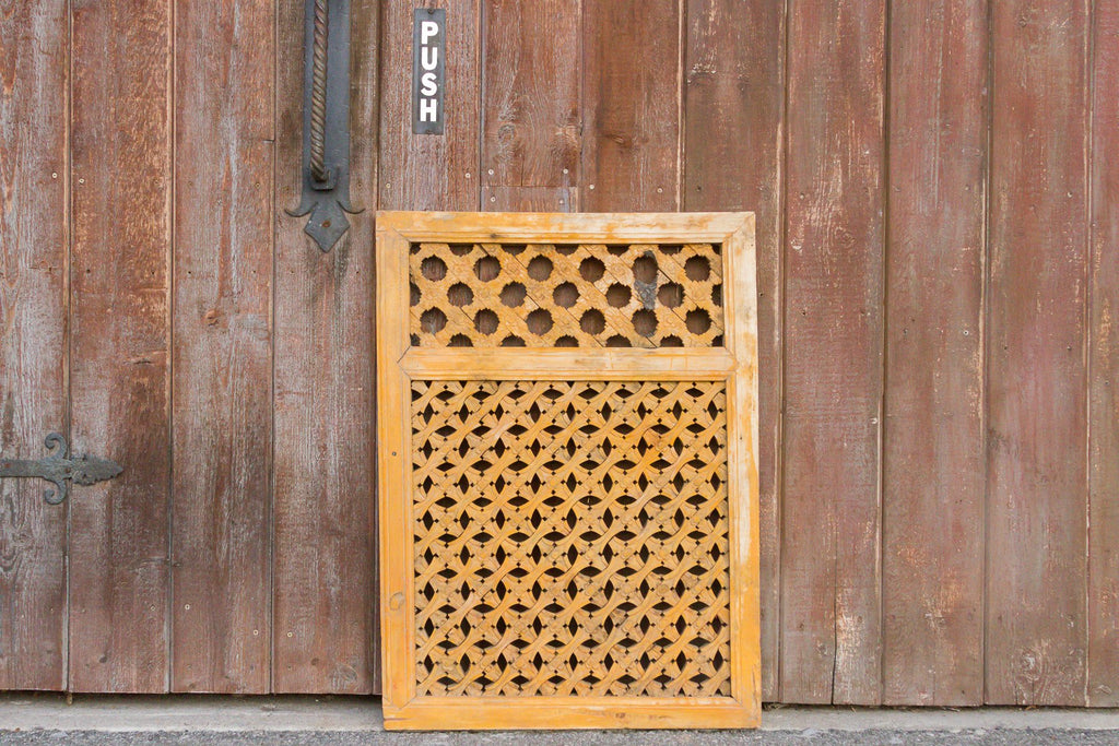 19th Century Moorish Carved Window Panel