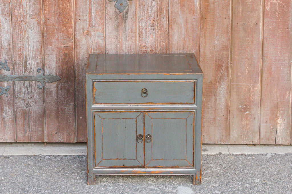 Petite Slate Blue Cabinet