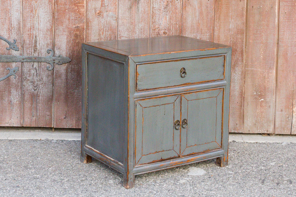 Petite Slate Blue Cabinet