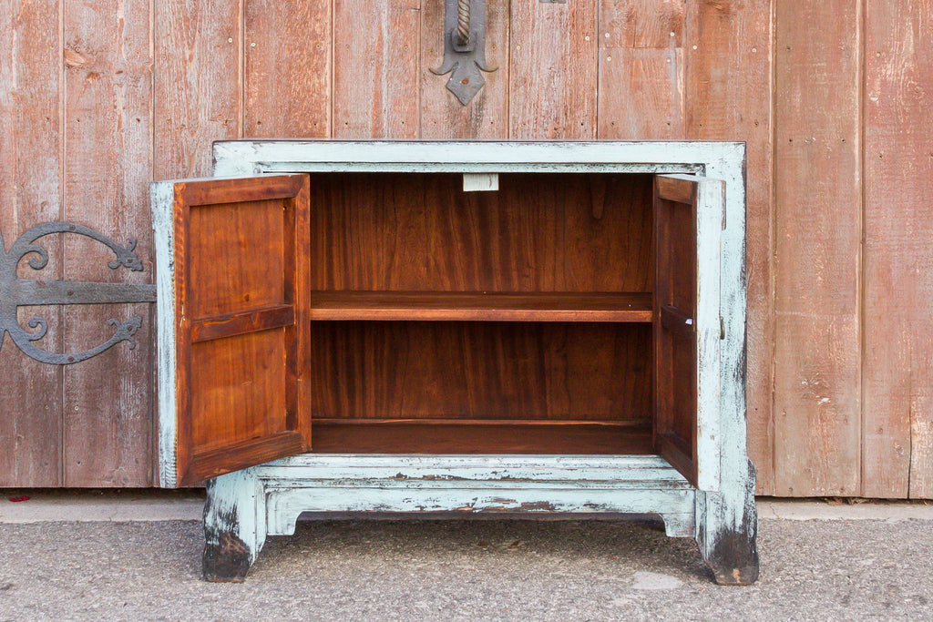 Capri Blue Asian Cabinet