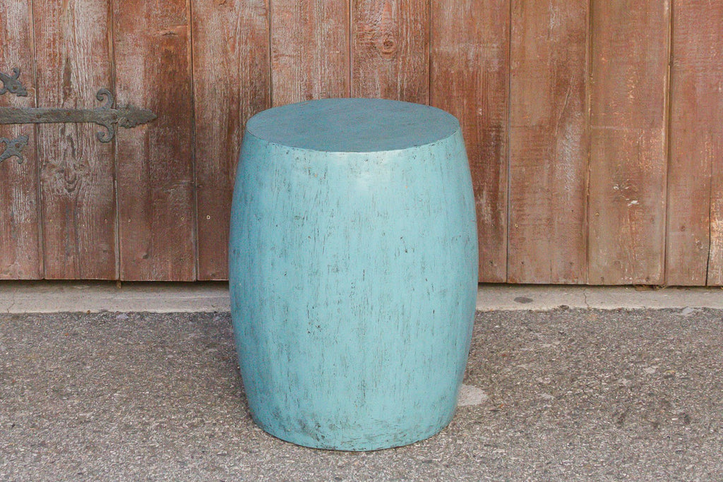 Turquoise Drum Table