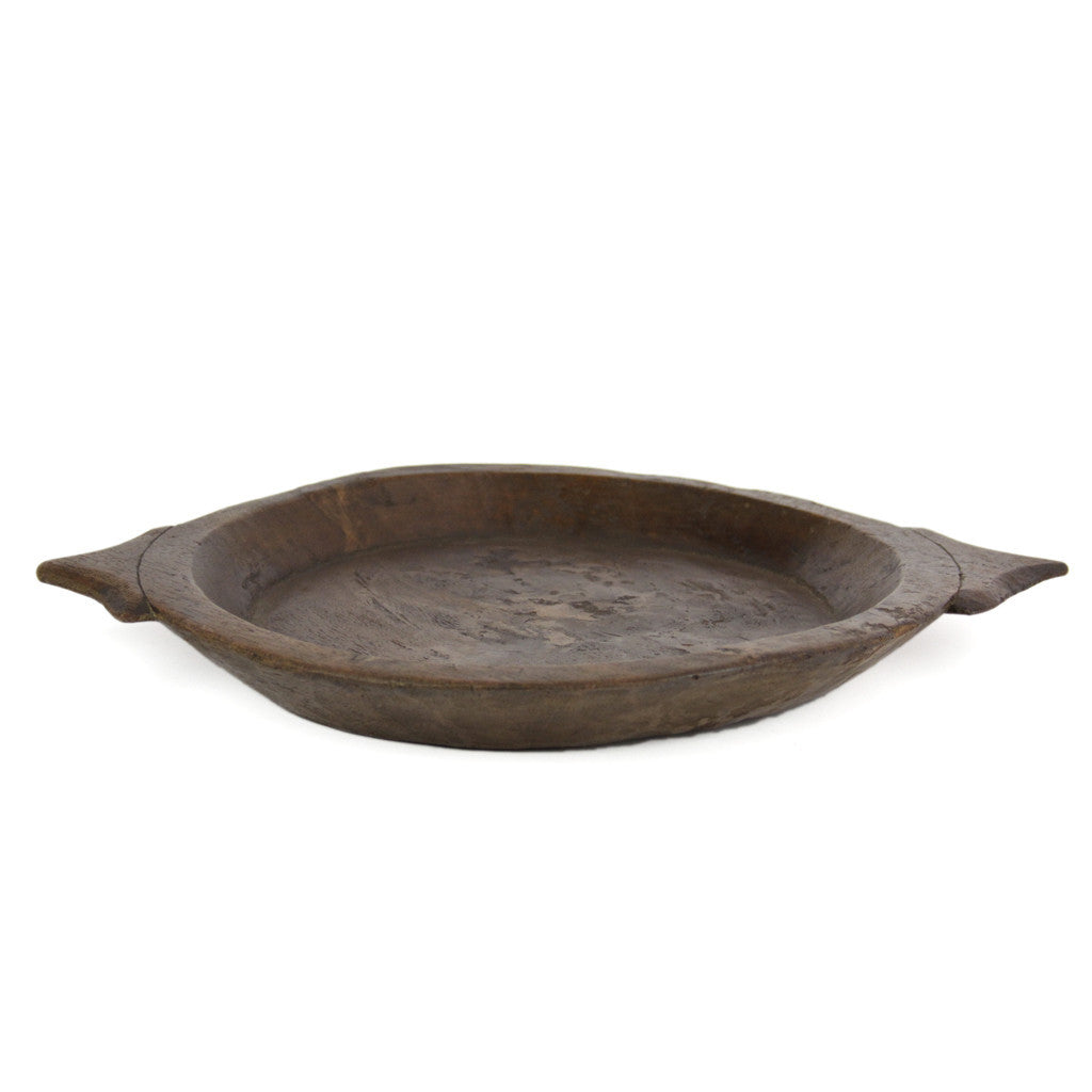 Antique Burr Wooden Bowl