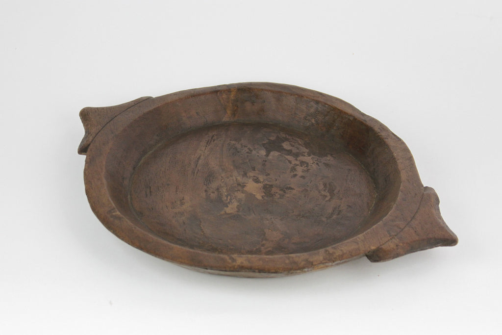 Antique Burr Wooden Bowl
