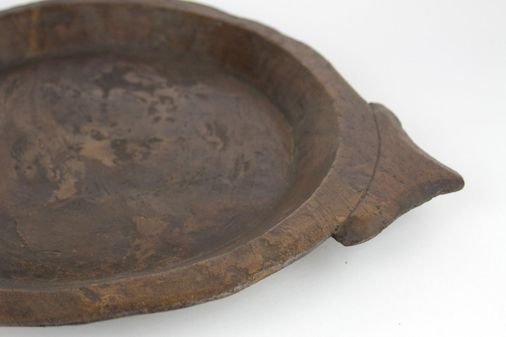 Antique Burr Wooden Bowl