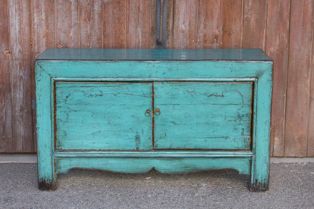 Vivid Teal Shanxi Cabinet