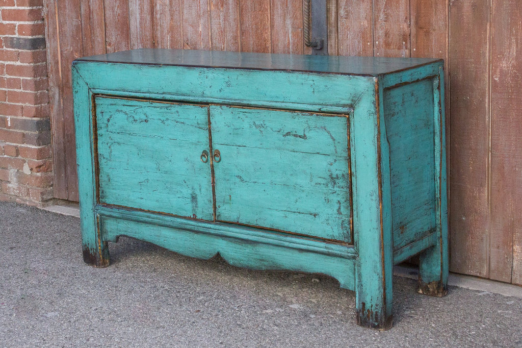 Vivid Teal Shanxi Cabinet