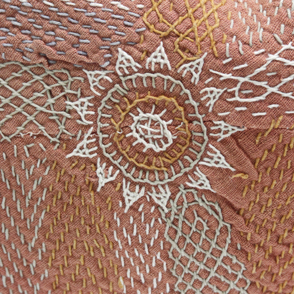 Orange Saami Quilt Pillow