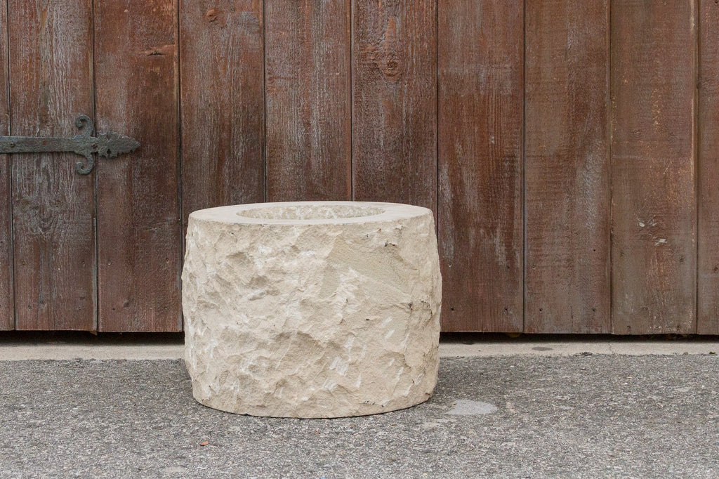 French Hand Crafted Stone Planter
