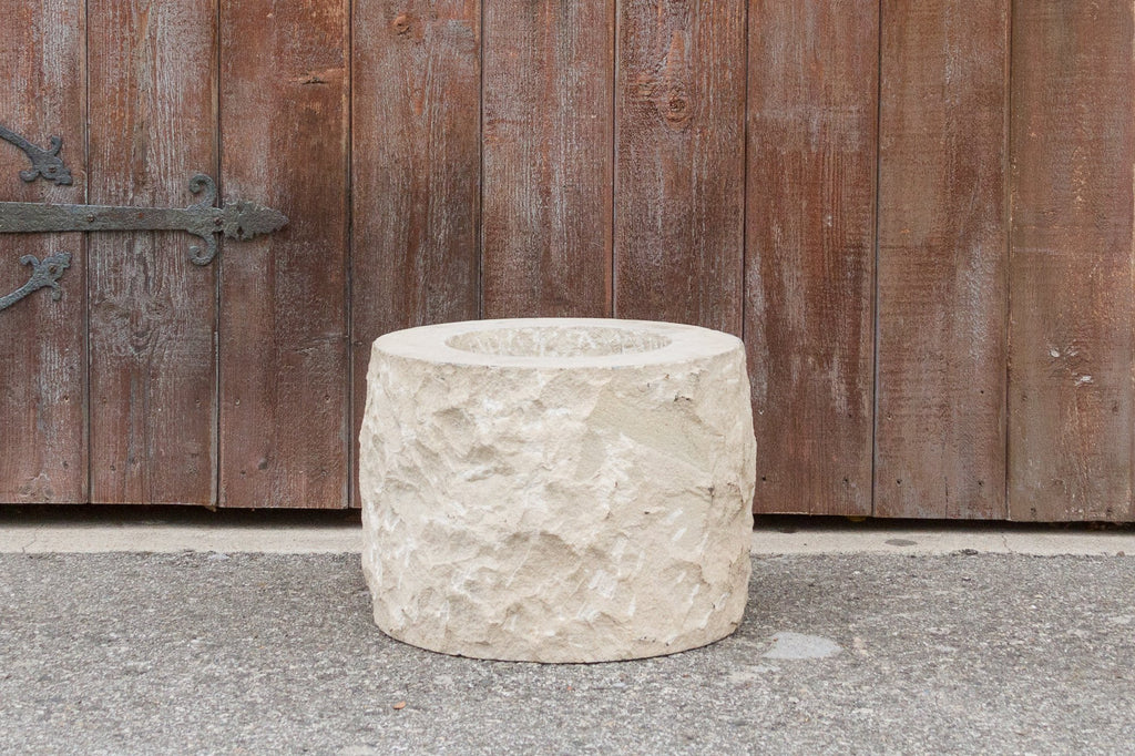 French Hand Crafted Stone Planter