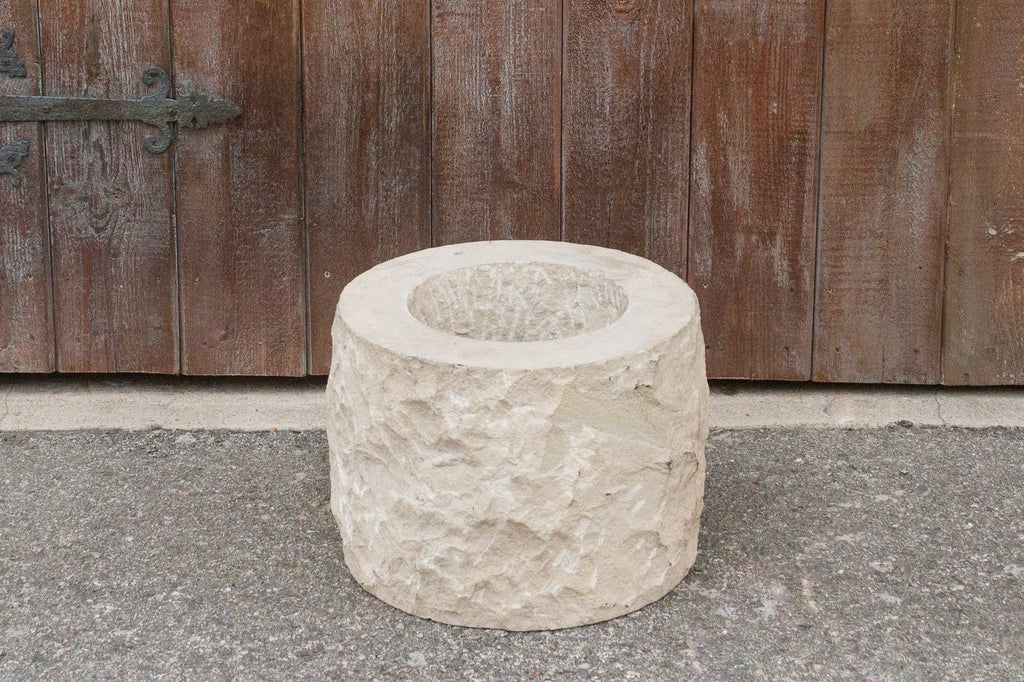 French Hand Crafted Stone Planter