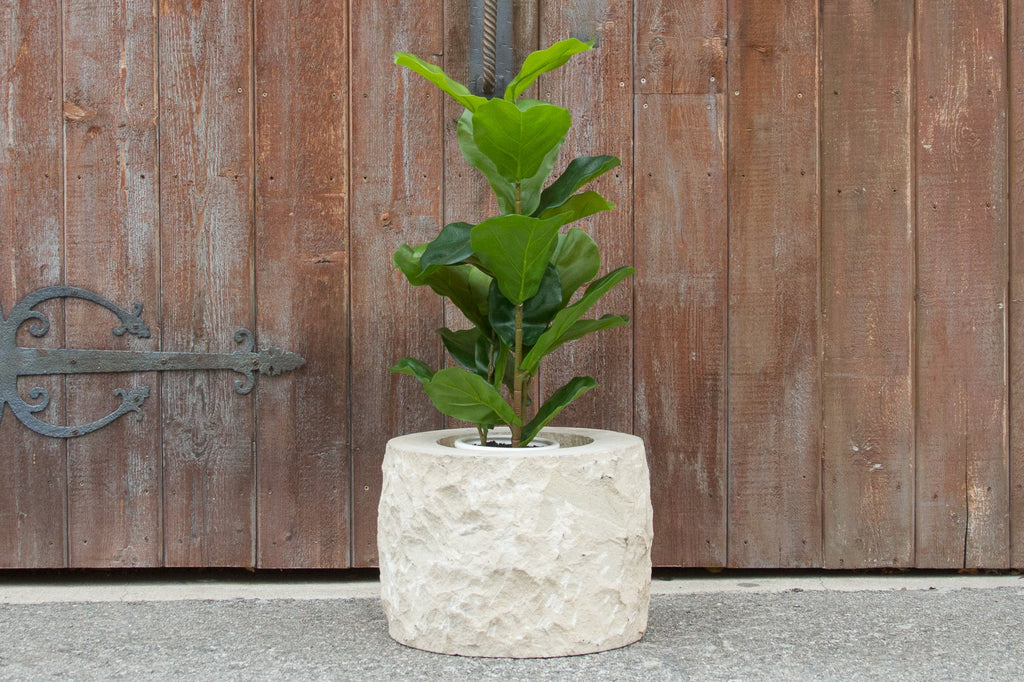 French Hand Crafted Stone Planter