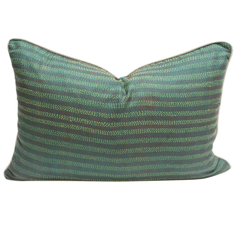 Mantis Bengal Silk Katha Pillow