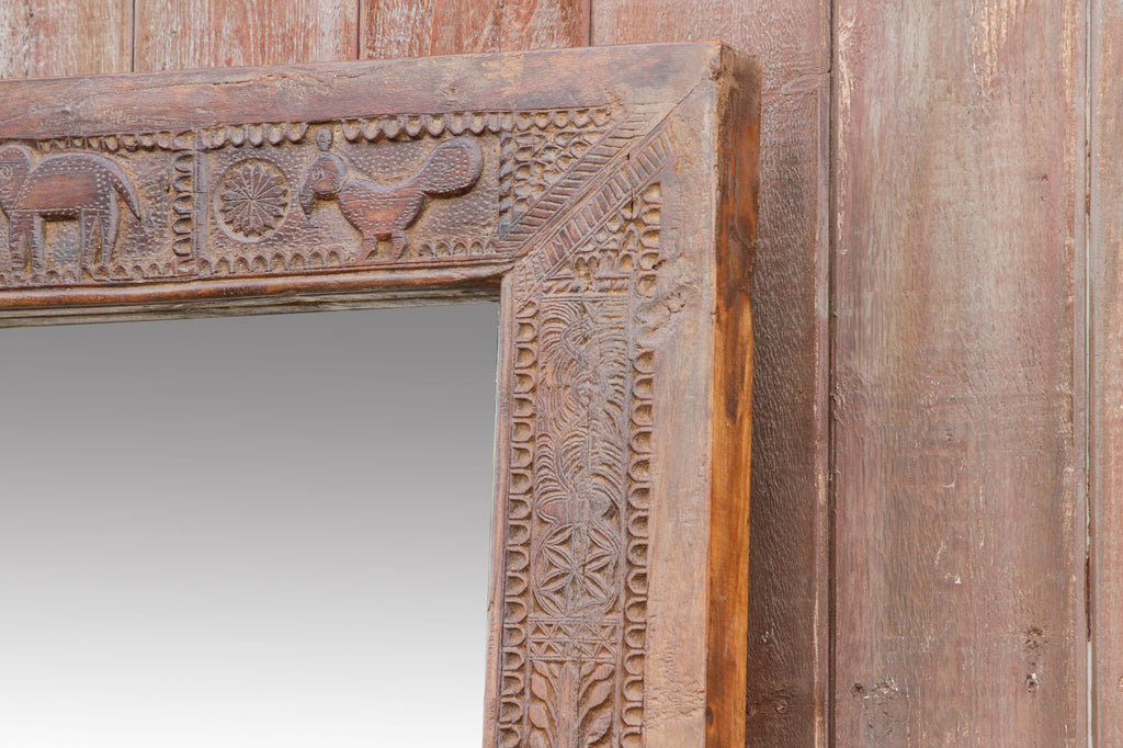 19th Century Orissa Large Mirror