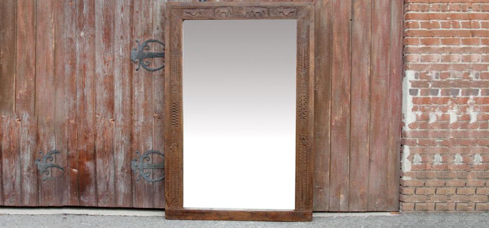19th Century Orissa Large Mirror